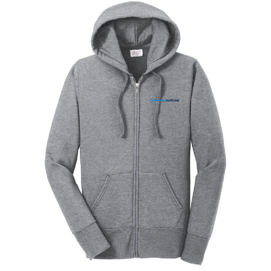 PORT & COMPANY®  - Womens Core Fleece Full-Zip Hooded Sweatshirt