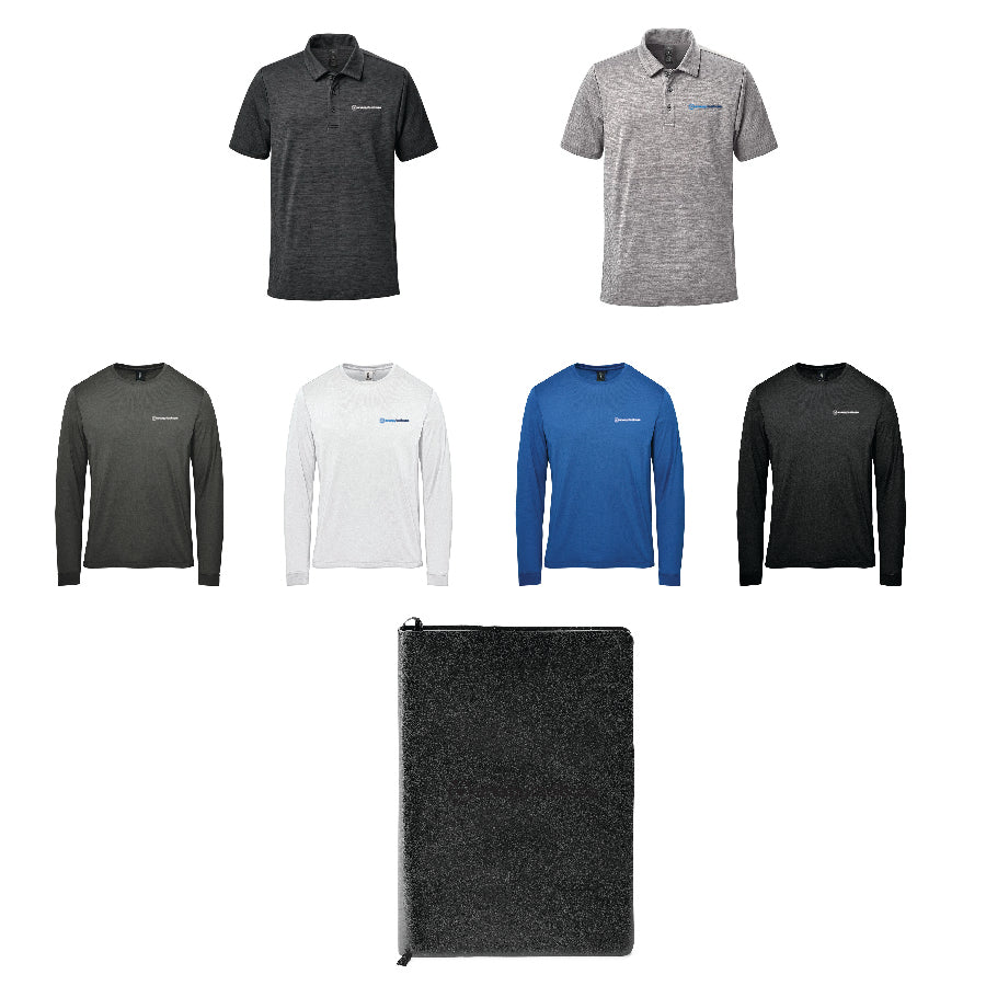 NEW HIRE MENS - Gift Option Four B (Polo + Longsleeve + Undecorated Notebook)
