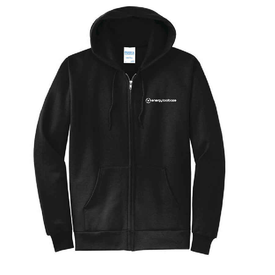 PORT & COMPANY®  - Mens Core Fleece Full-Zip Hooded Sweatshirt